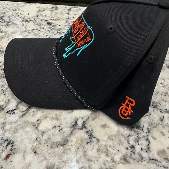 Black Cap with Colorful Cow Embroidery - Picture 2 of 3